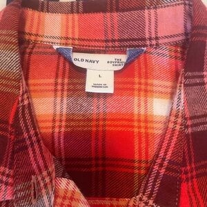Brand New, Never Worn Red Flannel Shirt from Old Navy